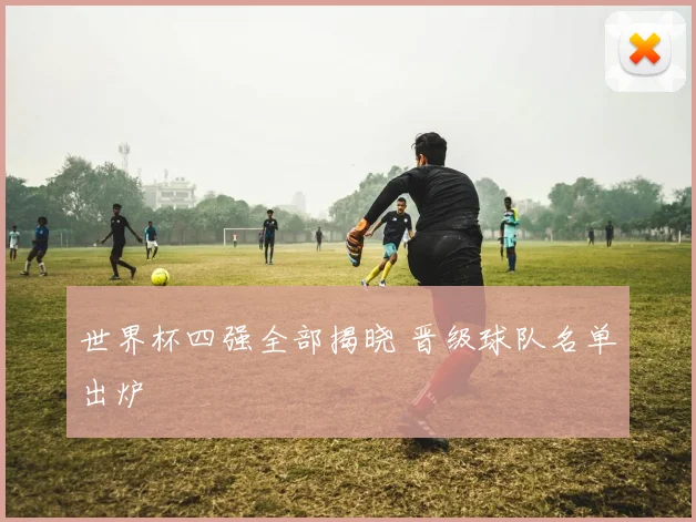 世界杯四强全部揭晓 晋级球队名单出炉